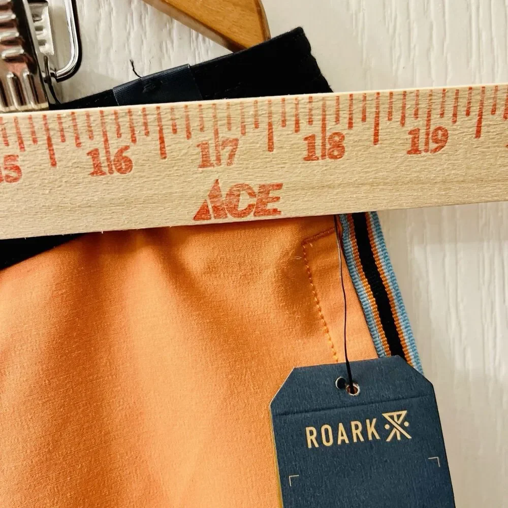 Roark Chiller Mixtape‎ 17” Boardshorts Orange Men's 36 Swim Trunks Shorts RB454